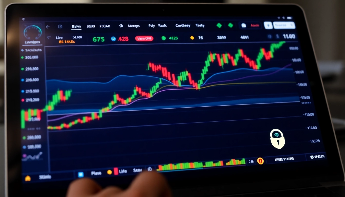 AICoin platform displaying live crypto market data and real-time alerts with secure interface for traders